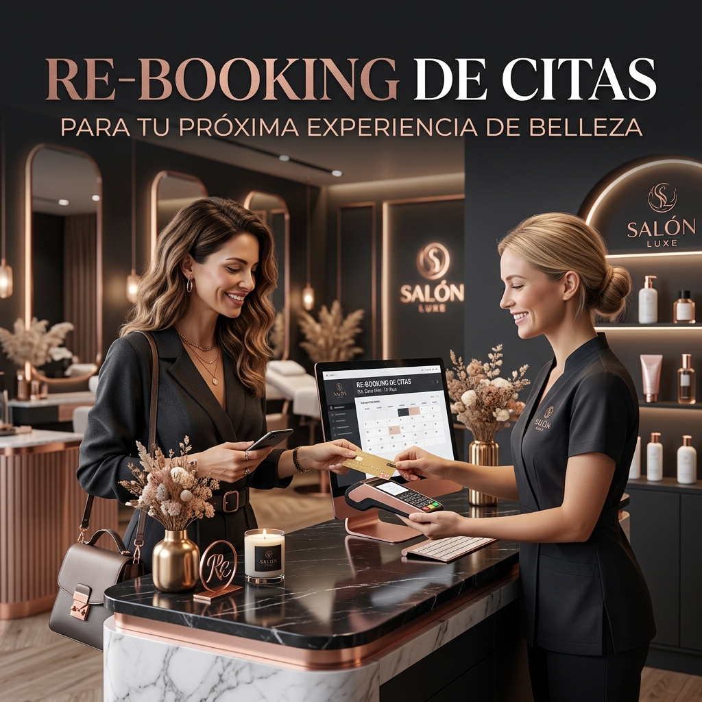 La regla de oro del Re-booking: Cómo hacer que el 70% de tus clientes agenden antes de salir