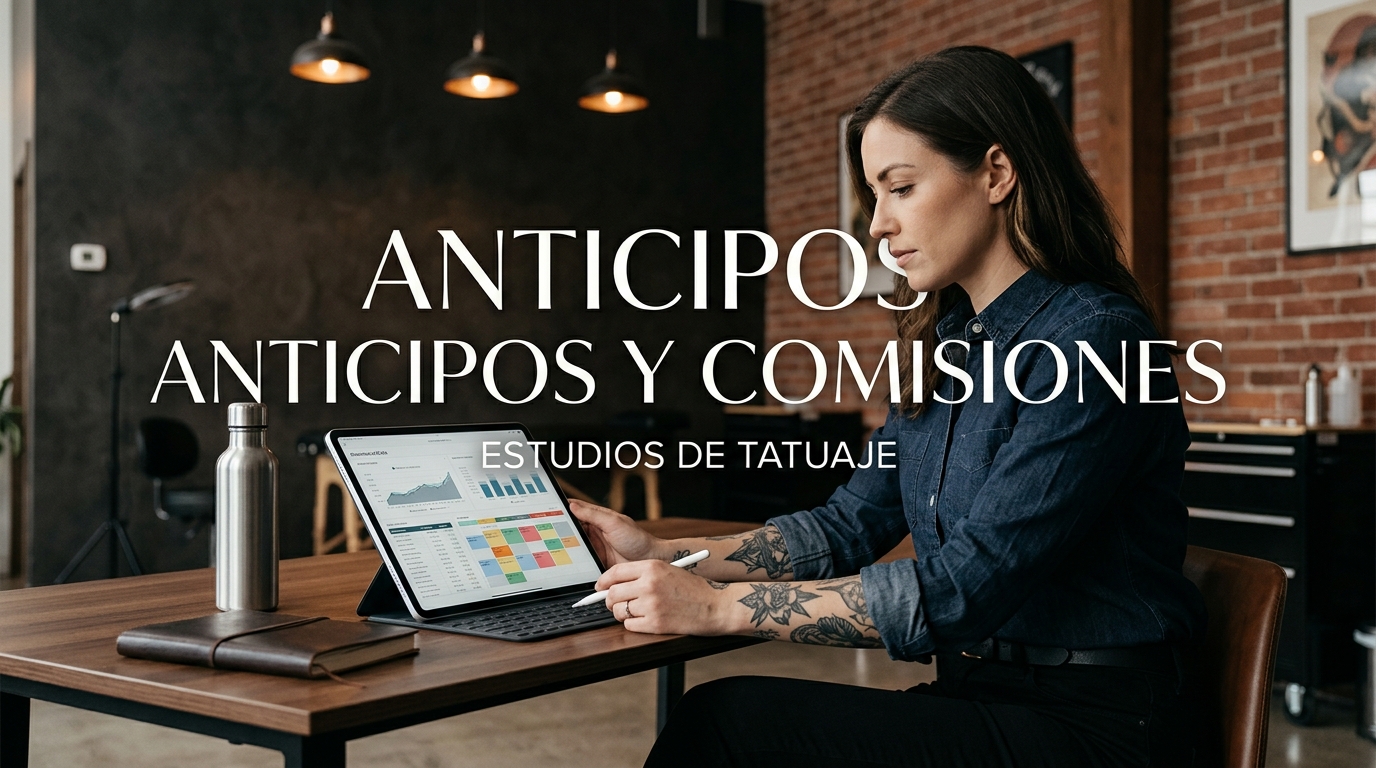 Cómo gestionar anticipos y comisiones en tu Estudio de Tatuajes sin perder el control ni a tus artistas